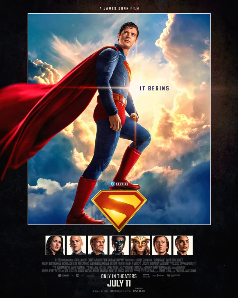 Pôster retrô de Superman