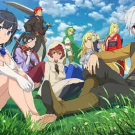 Imagem promocional do jogo Is It Wrong to Try to Pick Up Girls in a Dungeon?: Battle Chronicle