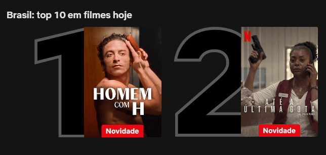 Homem com H é o filme mais assistido na Netflix atualmente