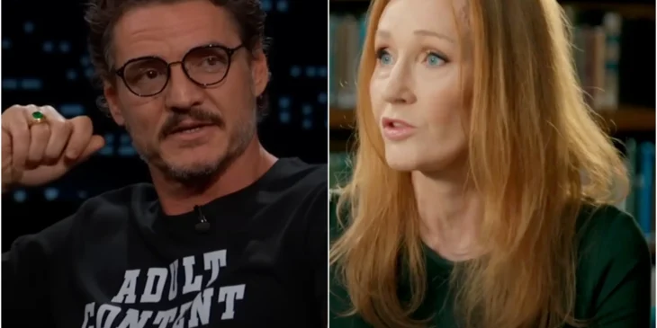 Pedro Pascal e J.K. Rowling