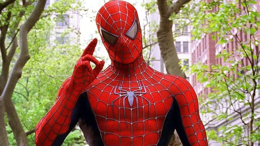 Tobey Maguire em Homem-Aranha 2, de Sam Raimi
