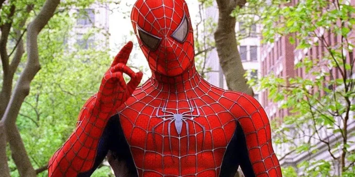 Tobey Maguire em Homem-Aranha 2, de Sam Raimi
