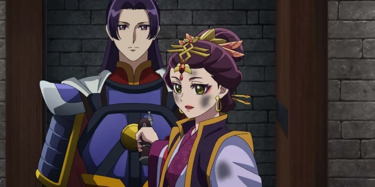 Jinshi (Ka Zuigetsu) em cena do Episódio 47 de Diários de uma Apotecária