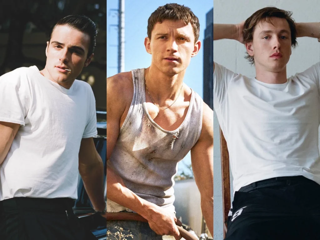 Jacob Elordi, Tom Holland e Harris Dickinson