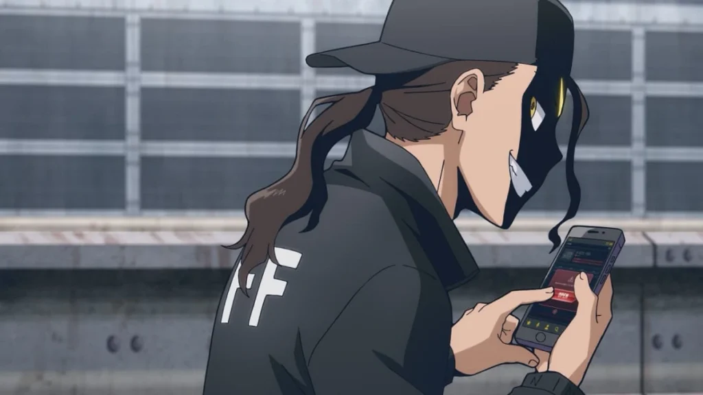 Cena do final de temporada de My Hero Academia: Vigilantes
