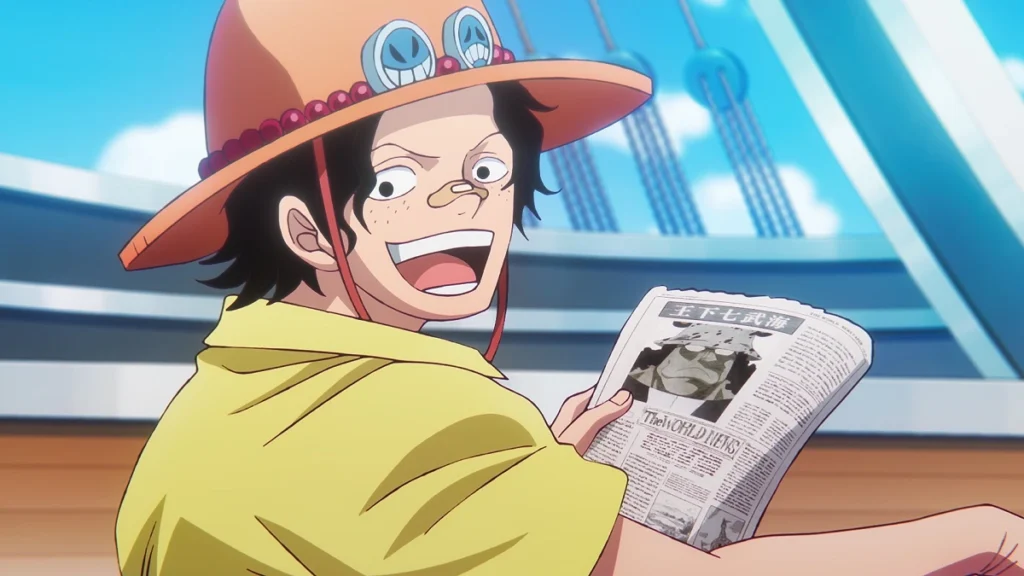 Portgas D. Ace em cena do Episódio 1.134 de One Piece