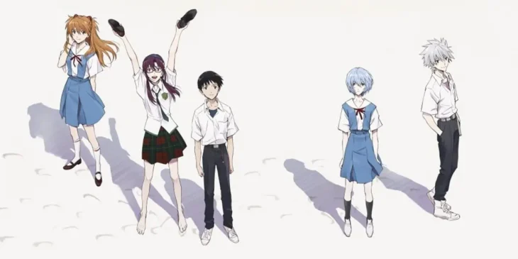Pôster oficial de Evangelion 3.0+1.0