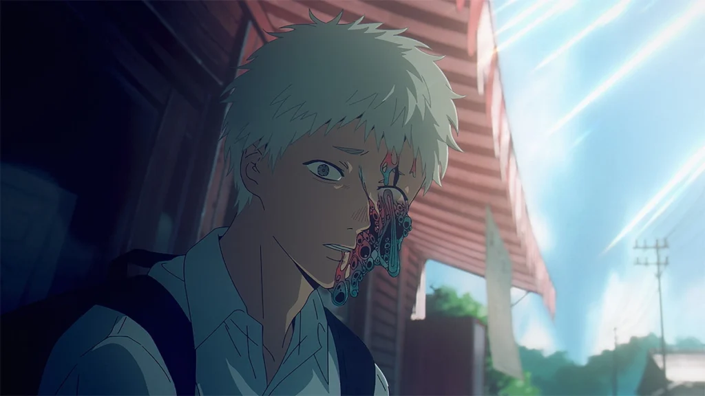 Hikaru em cena do Episódio 1 de O Verão em que Hikaru Morreu
