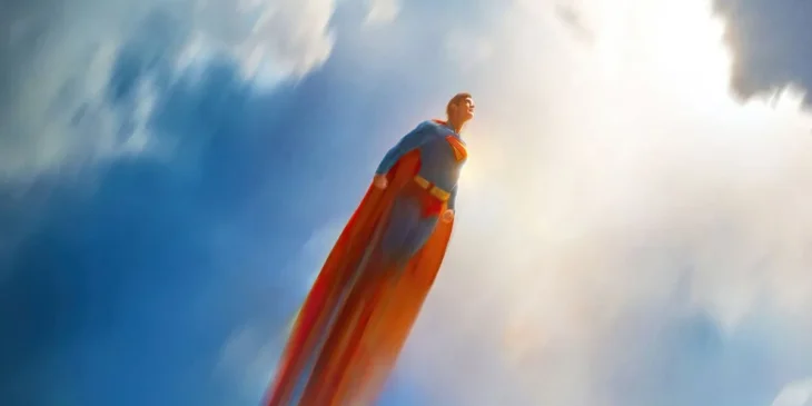 Superman avistado em céu no filme da DC Studios