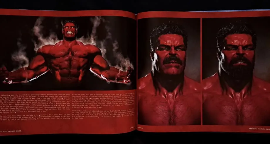 Hulk Vermelho com bigode