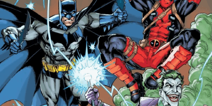Deadpool e Batman: Capas variantes trazem referências de Coringa e Wolverine