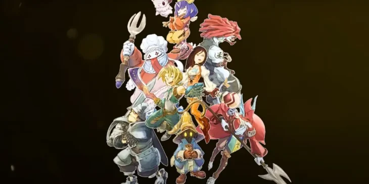 Arte do 25º aniversário de Final Fantasy IX