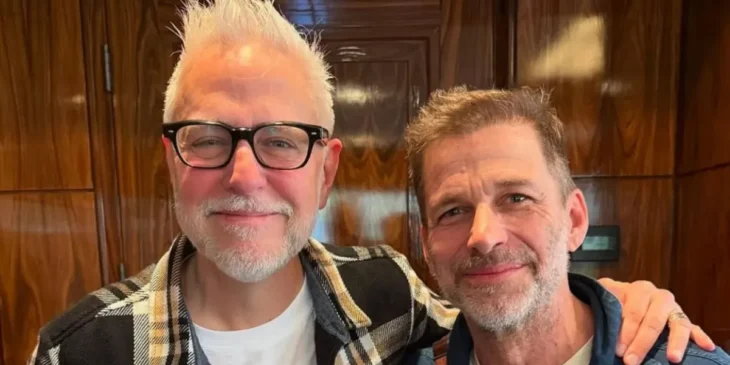 James Gunn e Zack Snyder nos bastidores de Rick & Morty