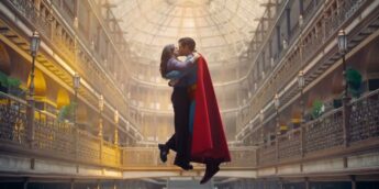 Tapete vermelho de Superman
