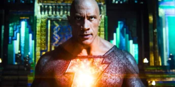 Dwayne Johnson trajado como Adão Negro em filme do DCEU
