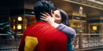Cena de beijo de Superman e Lois Lane no Dcu