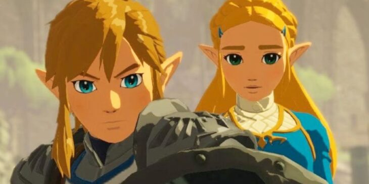 Link e Princesa Zelda de The Legend of Zelda