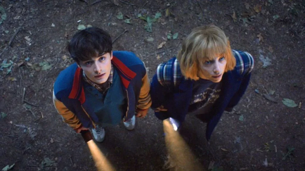 Will e Robin na última temporada de Stranger Things