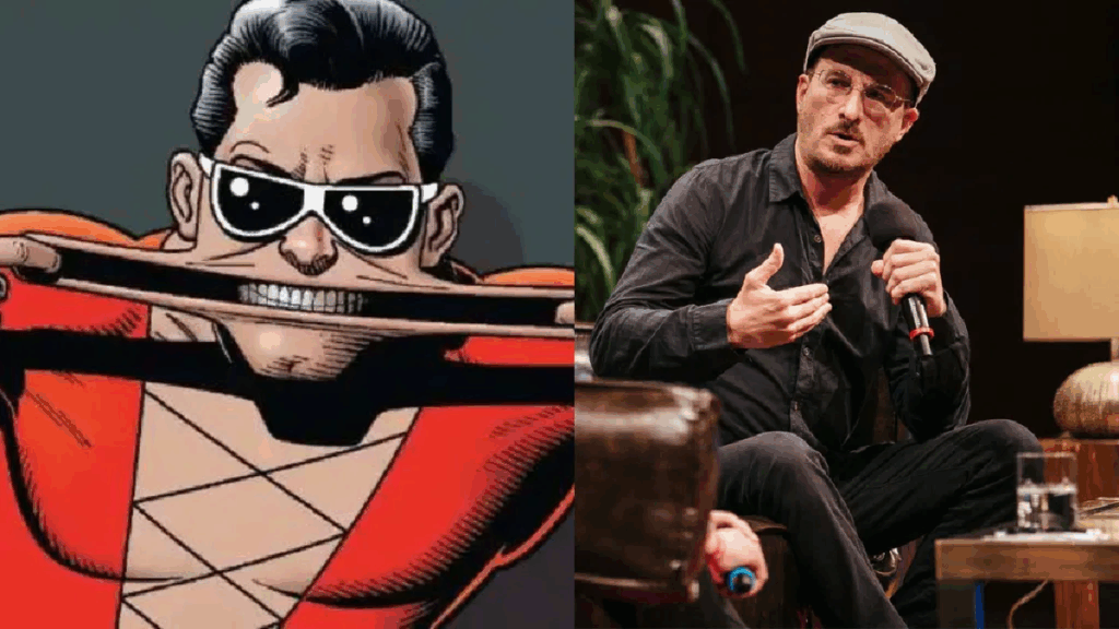 Especulado no filme do Homem-Borracha, Darren Aronofsky se reuniu com James Gunn