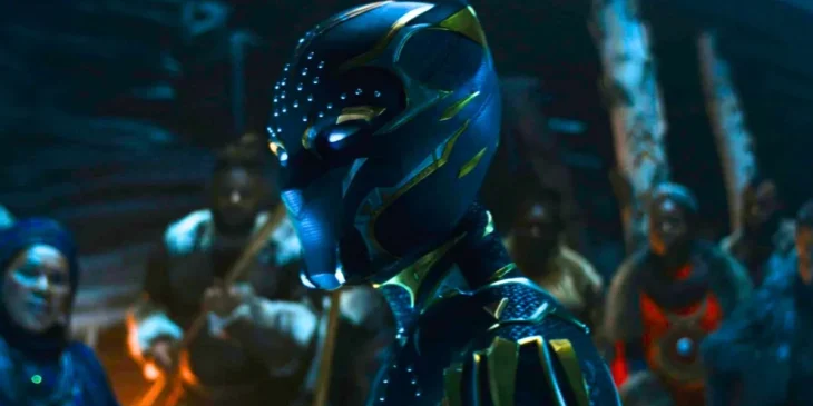 Letitia Wright como Pantera Negra na Marvel Studios
