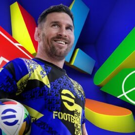 eFootball com Messi