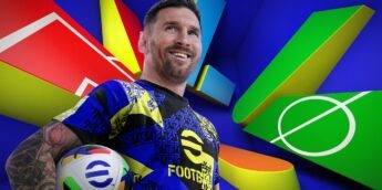 eFootball com Messi