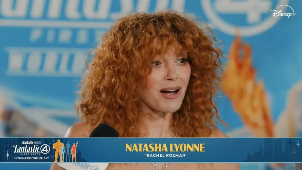 Natasha Lyonne na premiere de Quarteto Fantástico