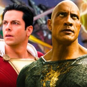 Shazam e Adão Negro do antigo DCEU