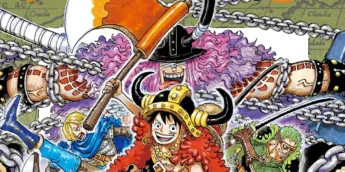 Loki e Chapéus de Palha em arte de capa do Volume 111 de One Piece
