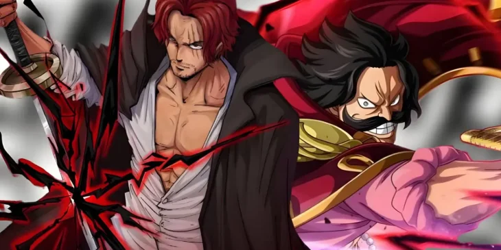 Shanks e Roger em One Piece