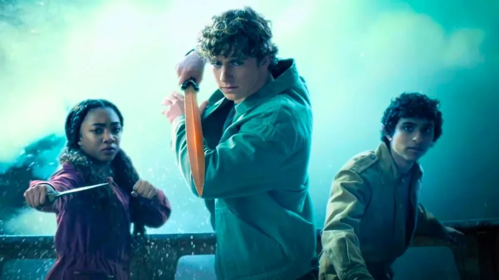 Walker Scobell no Mar de Monstros na 2ª temporada de Percy Jackson