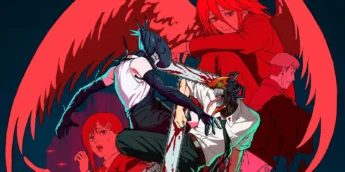 Pôster oficial de Chainsaw Man - O Filme: Arco da Reze