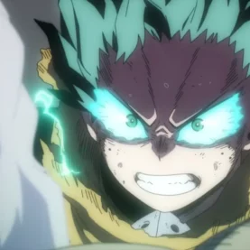 Deku enfrenta Shigaraki em cena da temporada final de My Hero Academia