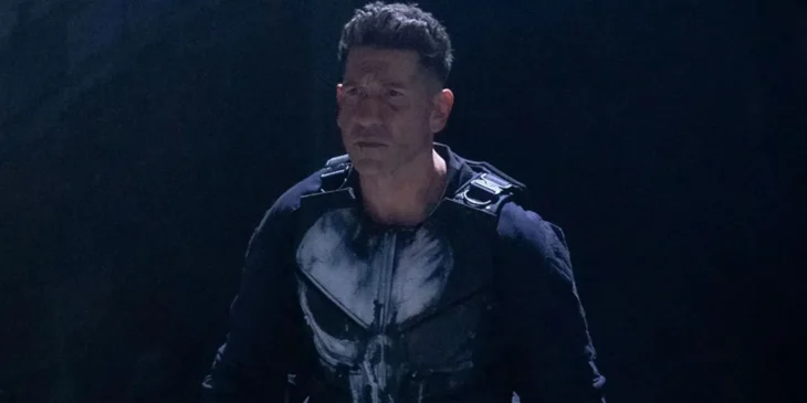 Jon Bernthal com visual clássico do Justiceiro