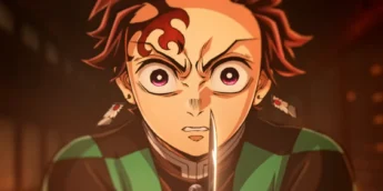 Tanjro enfrenta Akaza em cena de Demon Slayer: Castelo Infinito