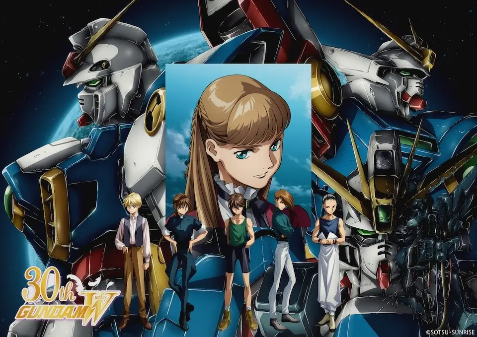 Ilustração de aniversário de Mobile Suit Gundam Wing