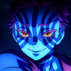 Akaza em Demon Slayer: Castelo Infinito