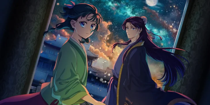 Jinishi e Maomao em pôster oficial da 2ª temporada de Diários de uma Apotecária