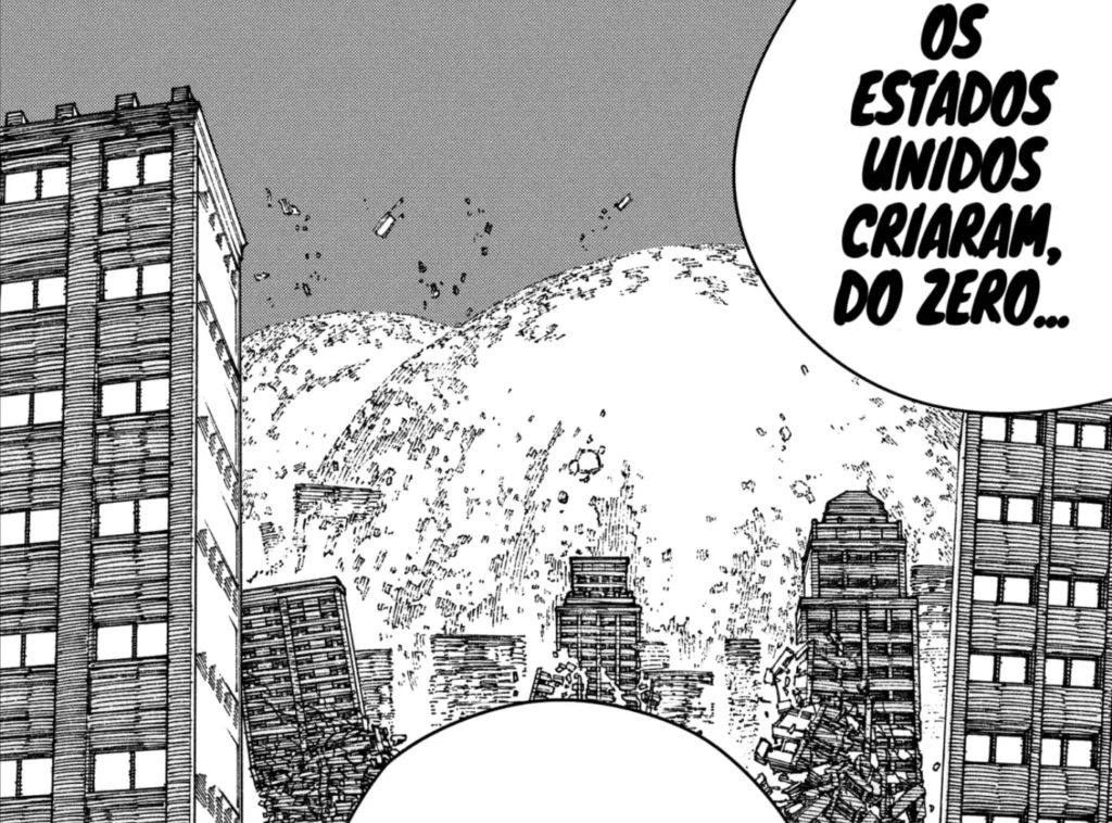 Painel do Capítulo 210 de Chainsaw Man