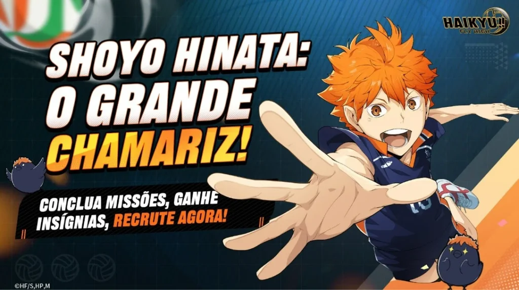 Imagem promocional do evento O Grande Chamariz no jogo HAIKYU!! FLY HIGH