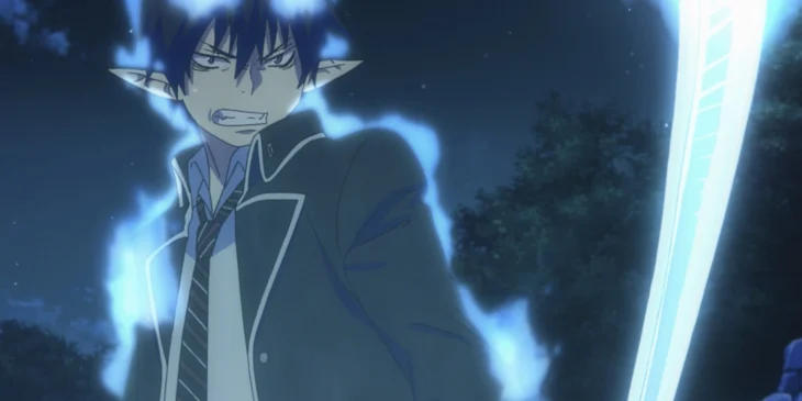 Rin Okumura em Blue Exorcist