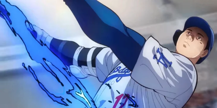 Shohei Ohtani em anime no curta de colaboração Demon Slayer x MLB