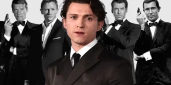 Tom Holland e atores de James Bond