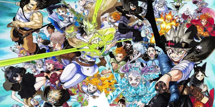 Ilustração de 10º aniversário de Black Clover