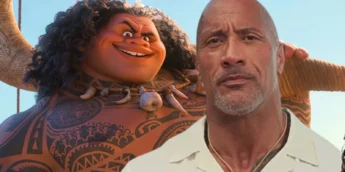 Dwayne Johnson e Maui de Moana