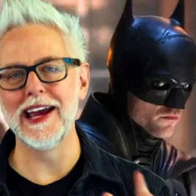 James Gunn e Robert Pattinson de Batman Parte 2