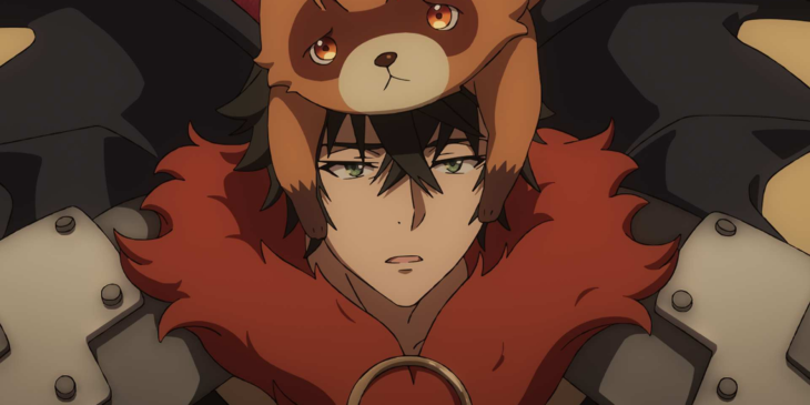 Naofumi em cena do Episódio 2 da 4ª temporada de The Rising of the Shield Hero
