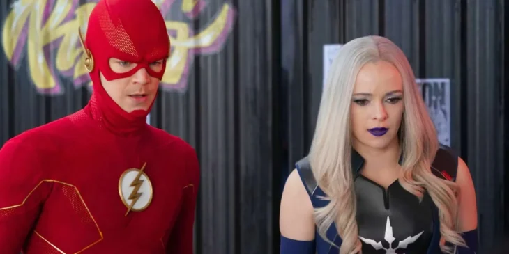Nevasca e Barry Allen na série The Flash