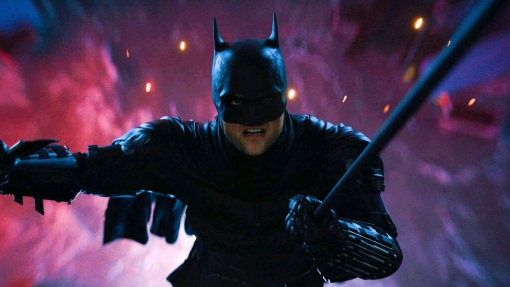 Robert Pattinson em ação no filme do Batman