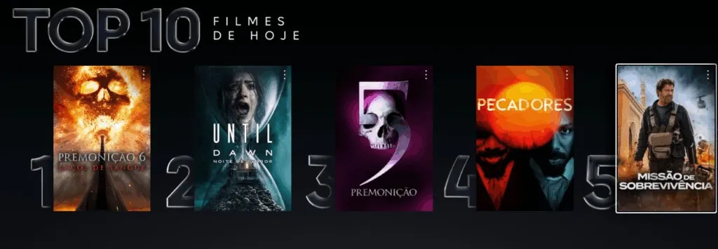 Top 10 filmes da HBO Max com Until Dawn